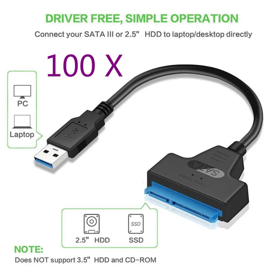 

USB 3,0 до 2,5 SATA III адаптер кабель/UASP-SATA до USB3.0 конвертер