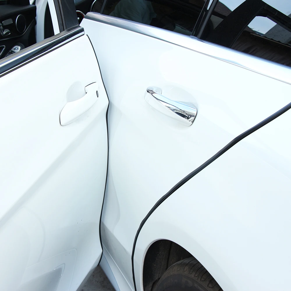 Автомобильный Стайлинг край двери царапины полоса защиты для Toyota Camry Corolla RAV4