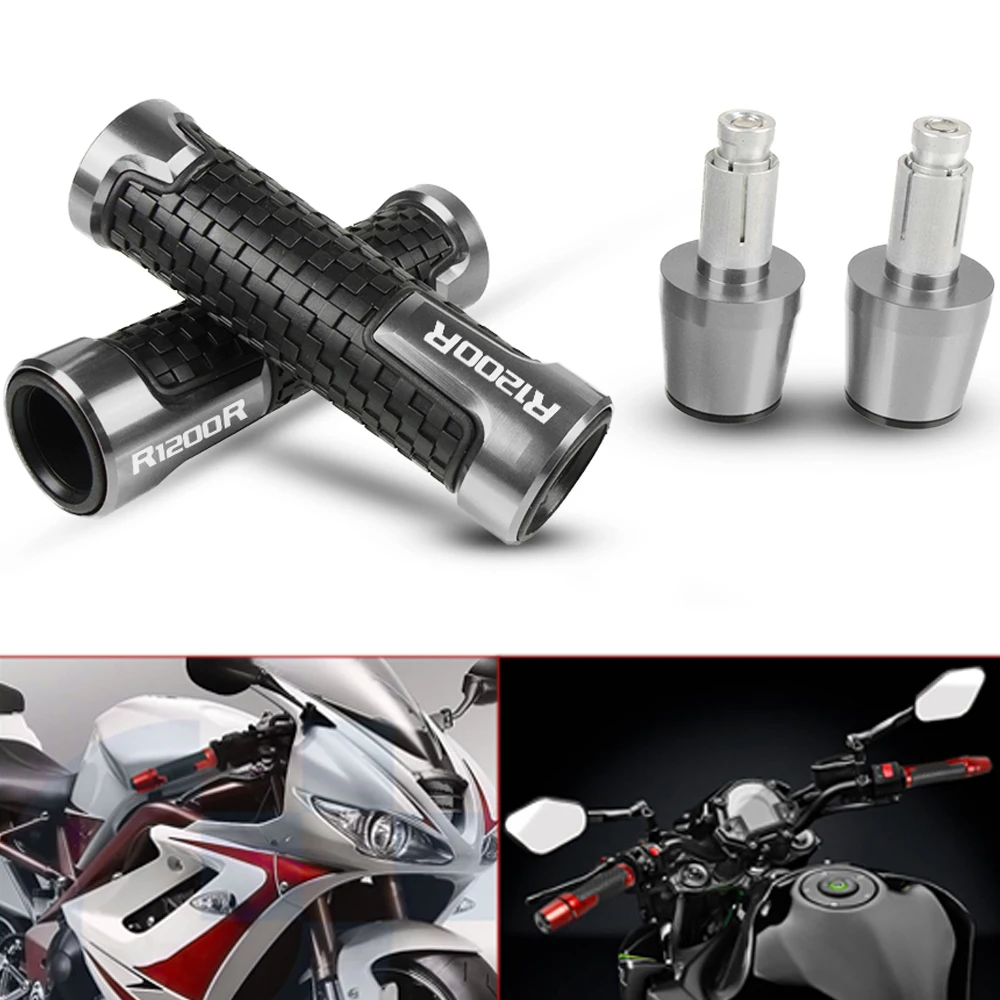 For BMW R1200R R 1200R R1200 2006-2014 2007 CNC Aluminum Motorcycle Motorbike Handle Handlebar Hand Grips and Bar Ends Weights | Автомобили