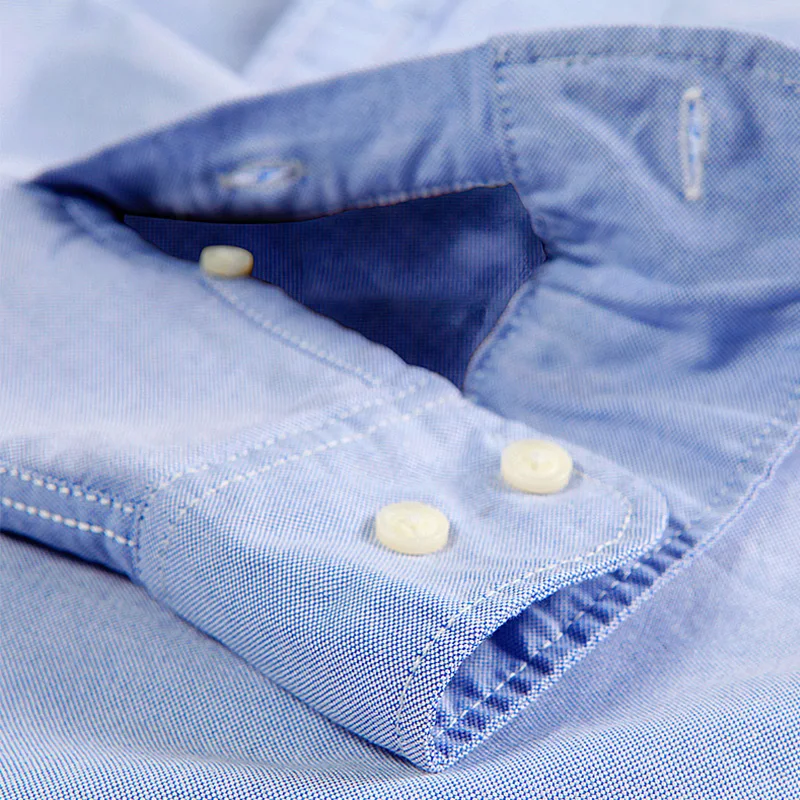 Langmeng Весенняя Мужская рубашка camisa masculina 5XL размера плюс хлопковая брендовая