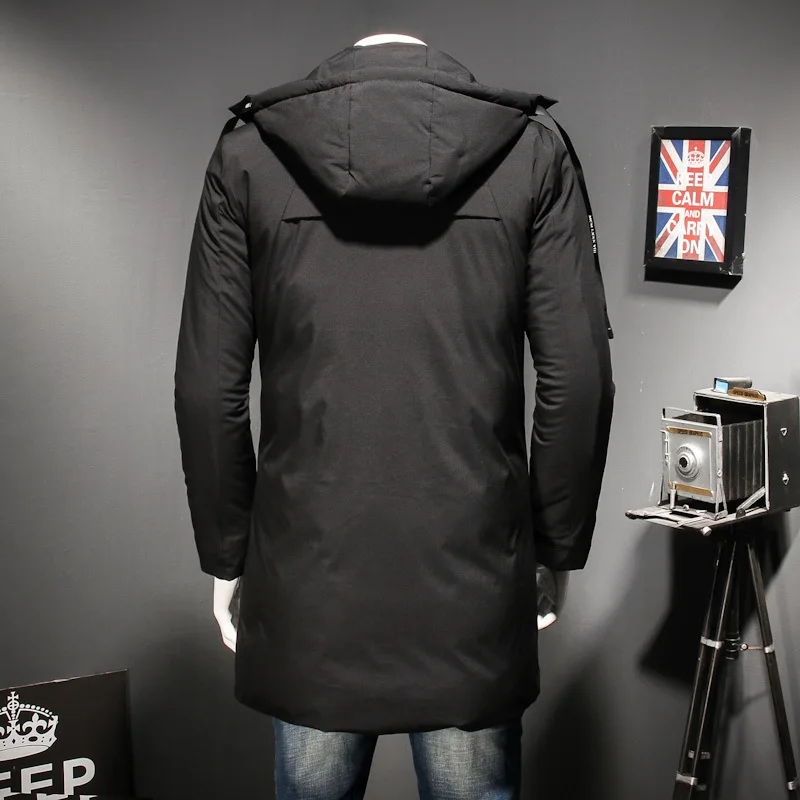 Мужская парка высокого качества размера плюс 8XL, зимняя длинная куртка, Мужская Толстая куртка с хлопковой подкладкой, Мужская парка, пальто, мужские Модные Повседневные Пальто
