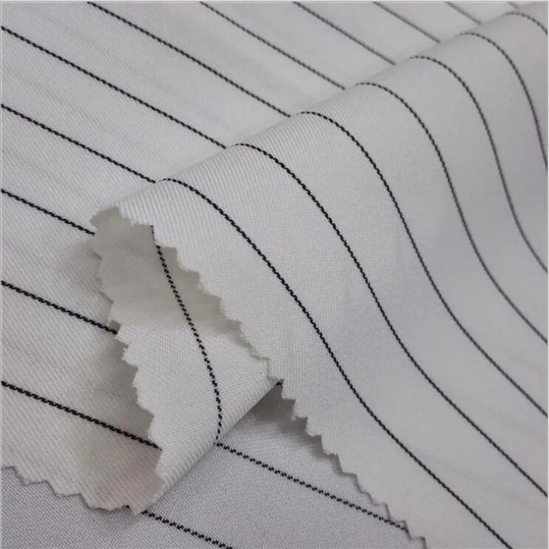 Good Quality Stripes Twill Stretch Cotton/Polyester Fabric Sewing Patchwork DIY Business Suit Pants 20 Colours Choosing 150cmx1m | Дом и сад