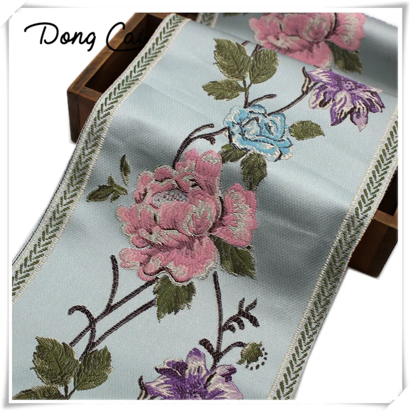 Широкая кружевная Европейская волнистая лента для домашнего текстиля с вышивкой, аксессуары, кружевная тесьма ручной работы, 1 ярд/партия, ширина 18 см