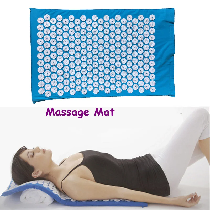 

Yoga Massager Relieve Stress Pain fatigue Acupressure Cushion Mattress Mat of Nails Increases Blood Circulation Massage Tool