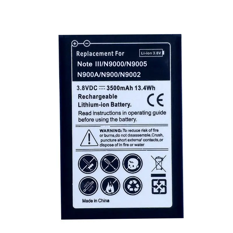 Аккумулятор для Samsung Galaxy Note 3 N900 N9006 N9005 N9000 N900A N9002 N9008 N9009|Аккумуляторы мобильных