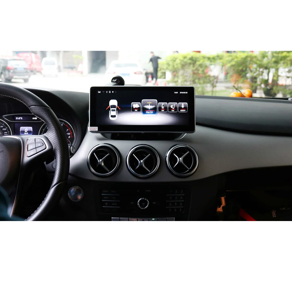 8 ядерный Процессор 2 + 32G Мобильный DVR Android 10 25 дюймов Дисплей для Mercedes Benz B класс W246