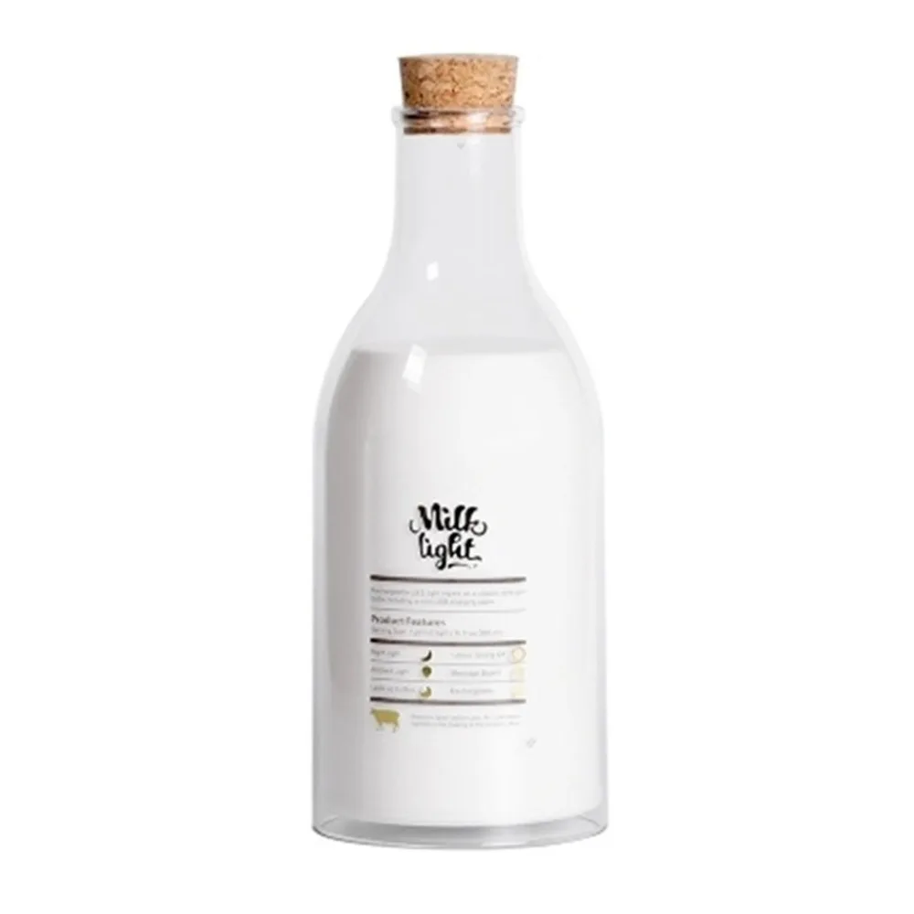 Creative Bottle Jar Night Light USB Rechargeable LED Bedside Warm with Timing Function for Home Bedroom Decor | Освещение