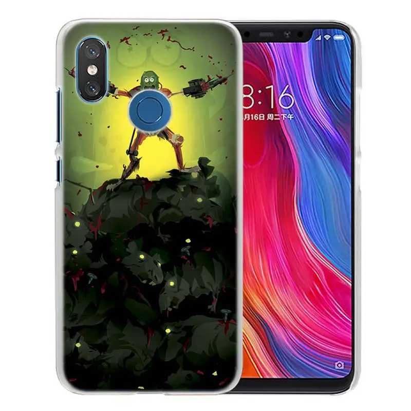 10 Чехол Pickle Rick marty для Xiao mi Red mi Note 7 K20 Go 6 6A Pro S2 mi 9T Play 8 lite A2 A1, жесткий чехол для телефона с рисунком аниме - Цвет: 10