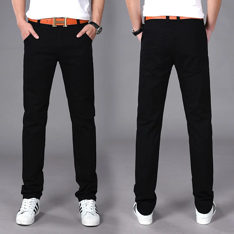 Мужские брюки 2018 новый дизайн повседневные hombres pantalones хлопковые облегающие