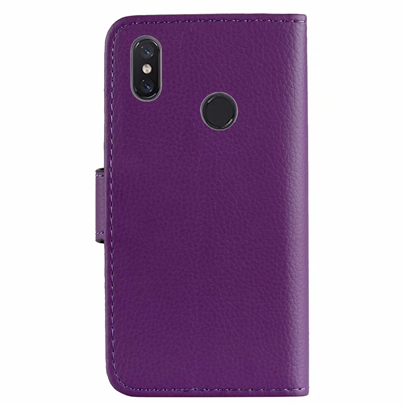 Для Xiaomi 8 mi8 8SE 6X Redmi 6 Pro 5 Plus 4X 4A Note 4 Leechee кожаный чехол Бумажник личи Личи флип на