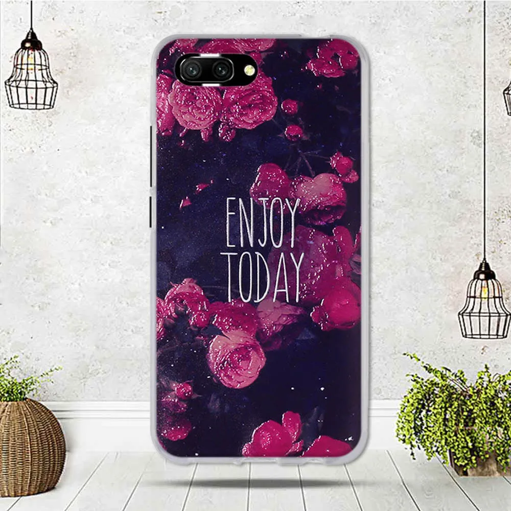 Для Fundas huawei Honor 10 чехол силиконовый для Capas мягкий TPU Новый телефона