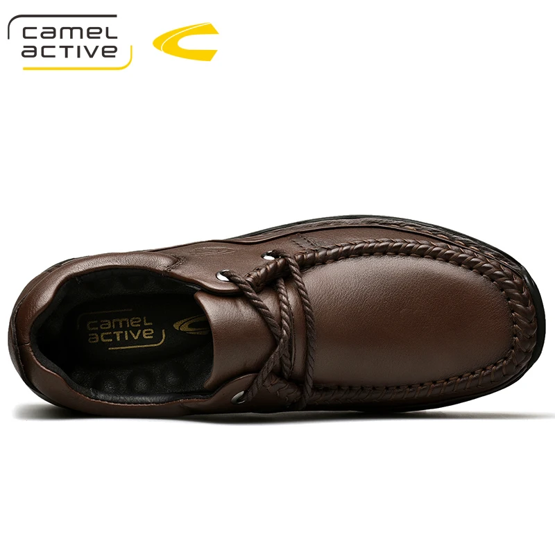 Camel Active New Men Casual Shoes Genuine Leather Lace-up Breathable Soft Autumn Flats Formal Plus Size | Обувь
