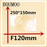 250150 mm optical pmma plastic linear fresnel lens focal length 120 mm fresnel lens plane magnifier solar energy concentrator