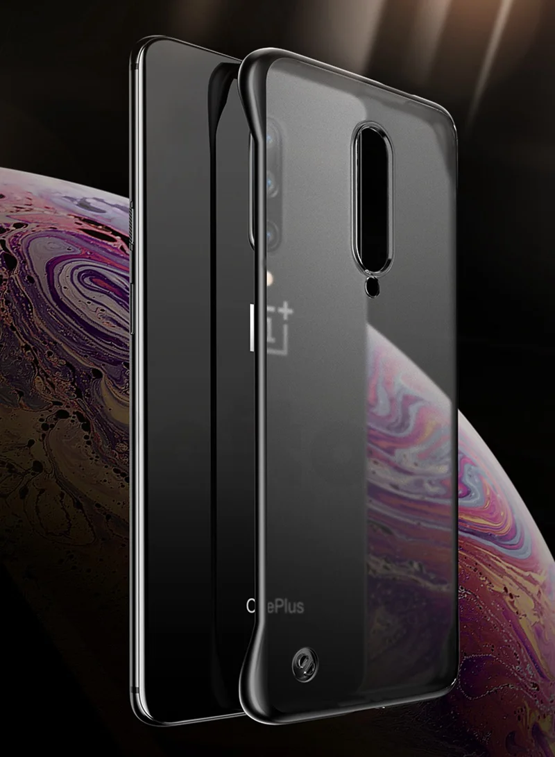UPaitou Бескаркасный Прозрачный чехол для Oneplus 1+ 7 Pro 6 6T чехол матовый Жесткий Чехол для Oneplus 7Pro 1+ 7 с Чехол с кольцом для пальца