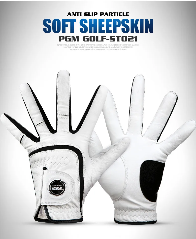 

1 Piece PGM Golf Gloves Men's Sheepskin Gloves Skid-proof and Air-permeable Golf Products