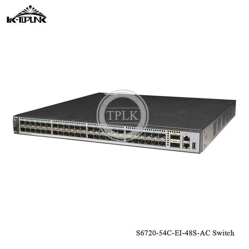 Hua Wei S6720 Series S6720-54C-EI-48S-AC Network Switch Ethernet Standard Gigabit 48*10 Gig SFP+ 2*40 QSFP+ Interface |