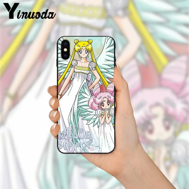 Yinuoda Sailor Moon DIY Окрашенные красивые аксессуары для телефонов Чехол iPhone 5 5Sx 6 7 7plus 8