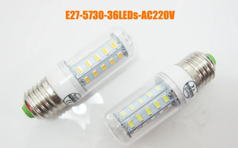 Bombillas Светодиодные лампы e27 smd led светильник lamparas 5730 24 36 48 56 69 72 81 89 led лампада IC Светодиодная лампа e27 лампа в форме свечи 220 v
