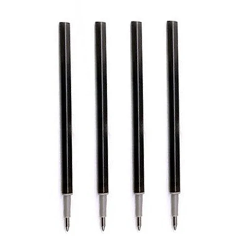 4Pcs black Refill 4 шт./компл. Радуга стираемая ручка моющиеся ручка 0,5 мм синий/черный Пресс гелевая ручка для девочек и мальчиков школьные канцелярские принадлежности - Цвет: 4Pcs black Refill