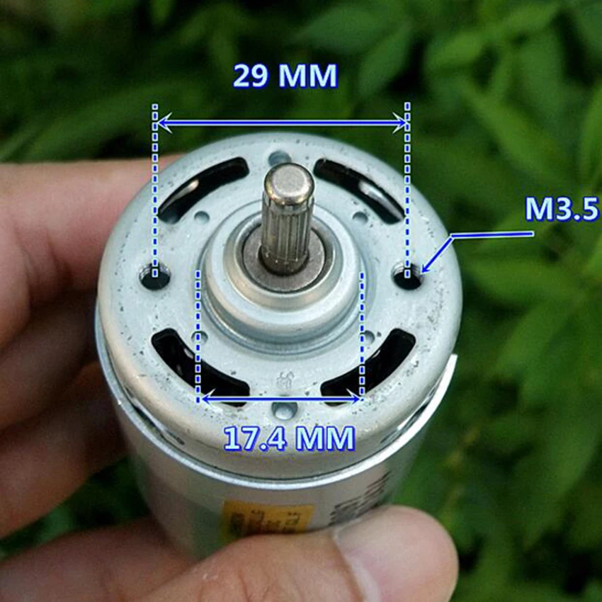 DC24V е байка 36В 60V 120V 7512 миниатюрный компенсацию угольные щетки постоянный магнит