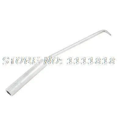 

Metal Rotatable Handle Rebar Wires Bend Tying Hook Tool Silver Tone