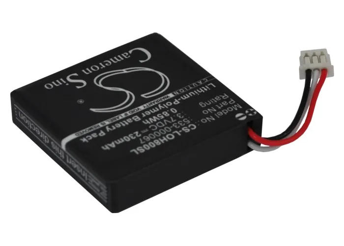 Кэмерон китайско 230 mAh Батарея 533-000067 AHB472625PST L/N: 1109 л/N: 1110 для logitech H800; Синергия AHB472625PST