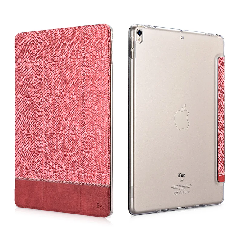 (Красный) XOOMZ бренд для iPad Pro 10 5 чехол PU кожаный Фолио сплайсинга Сияющий складной