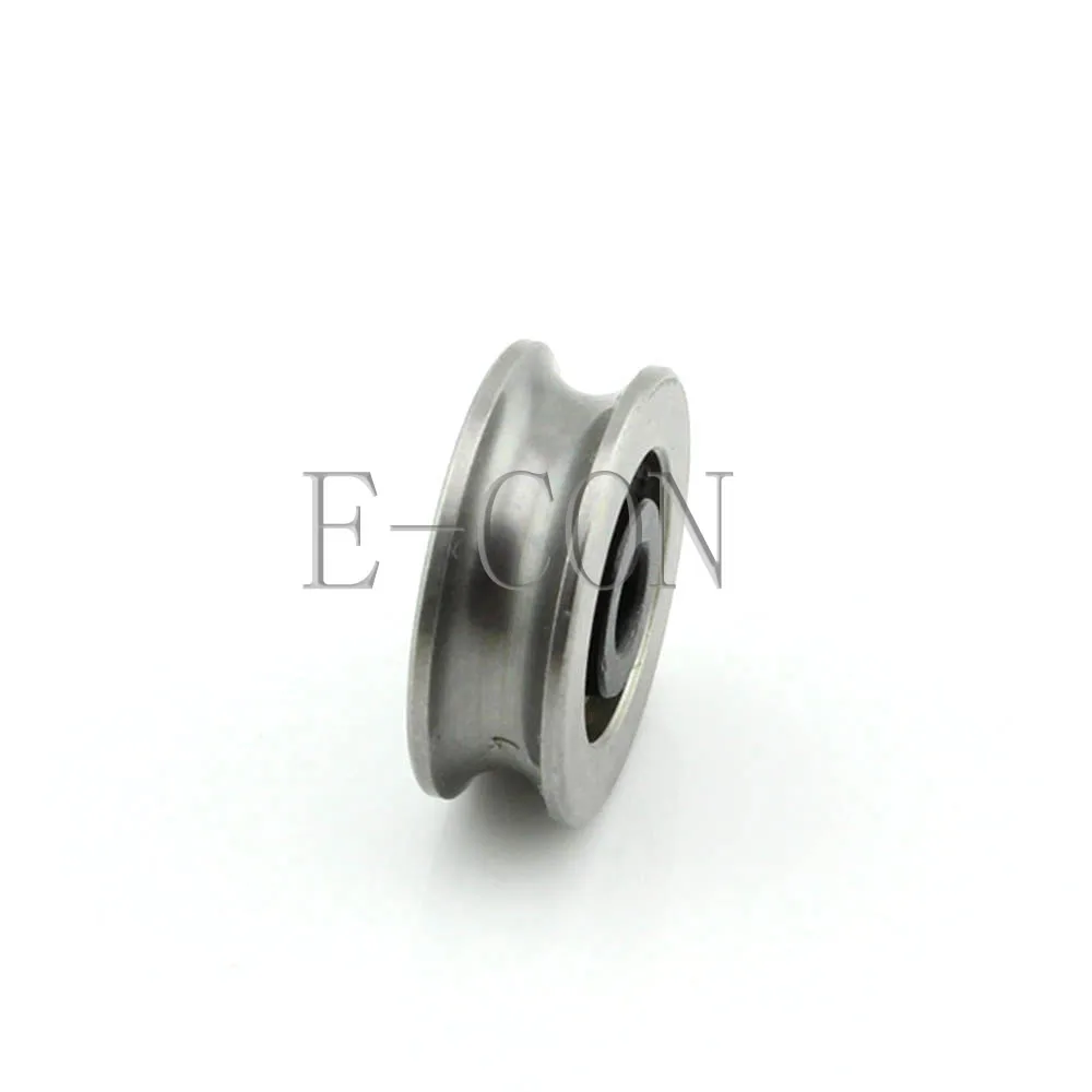 

1/2/5/10PCS 4x19.5x6.7mm U Groove Guide pulley 440c Stainless Steel Metal Ball Bearing