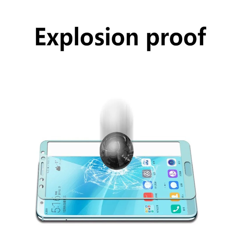 Полное покрытие закаленное стекло для HUAWEI nova 2s 6 дюймов экран защитный чехол