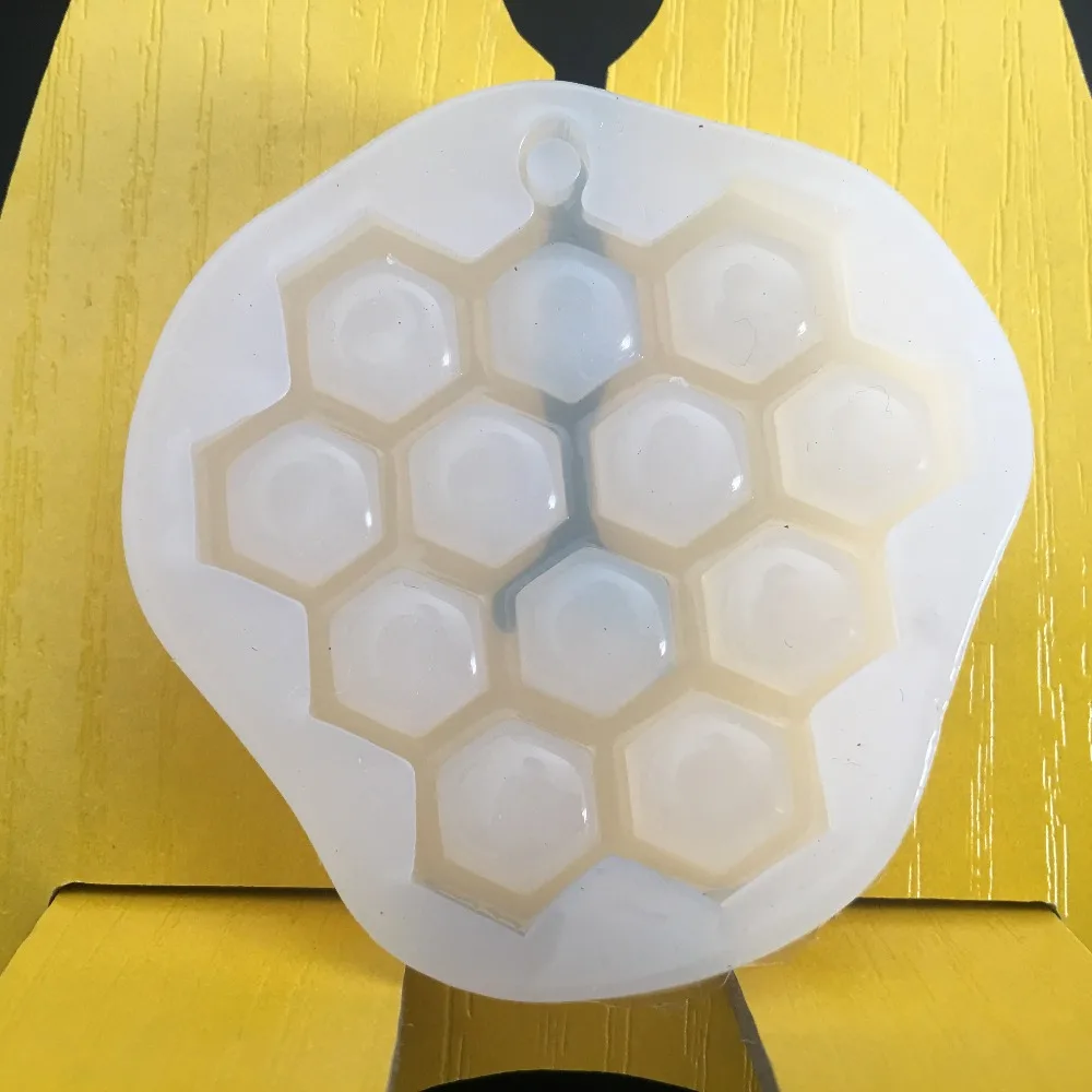 1 шт. новая Жидкая силиконовая форма в виде сот DIY Полимерные Подвески для