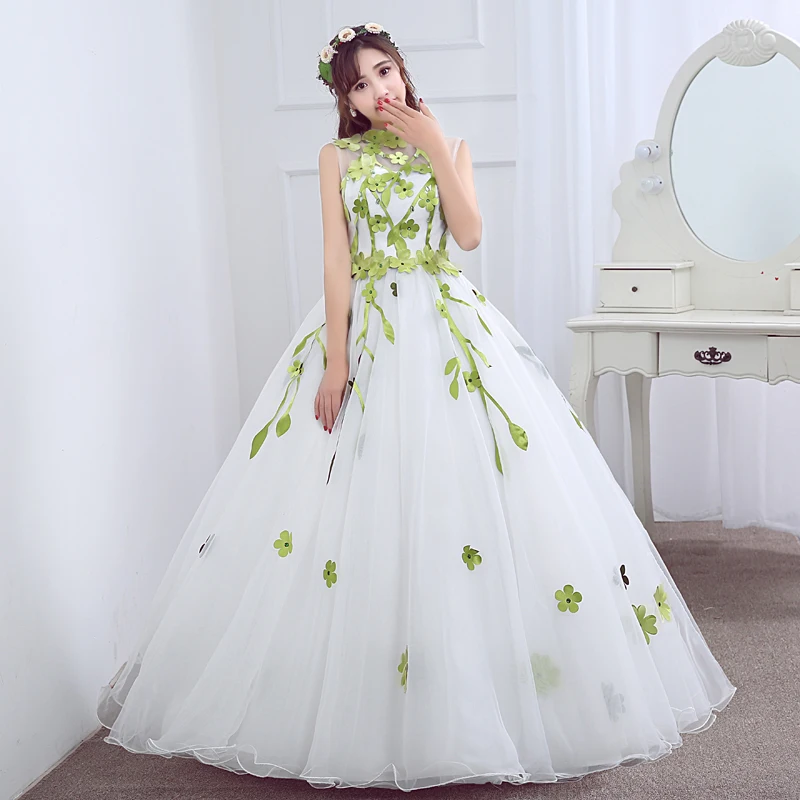 Trajes De Quinceaneras 2021 Новое платье без рукавов с высоким воротом Длинные бальные Платья