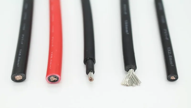 50 метров/рулон 6 мм2(10AWG) Солнечный Кабель красный или черный Pv кабель провод медный проводник XLPE куртка TUV сертификат