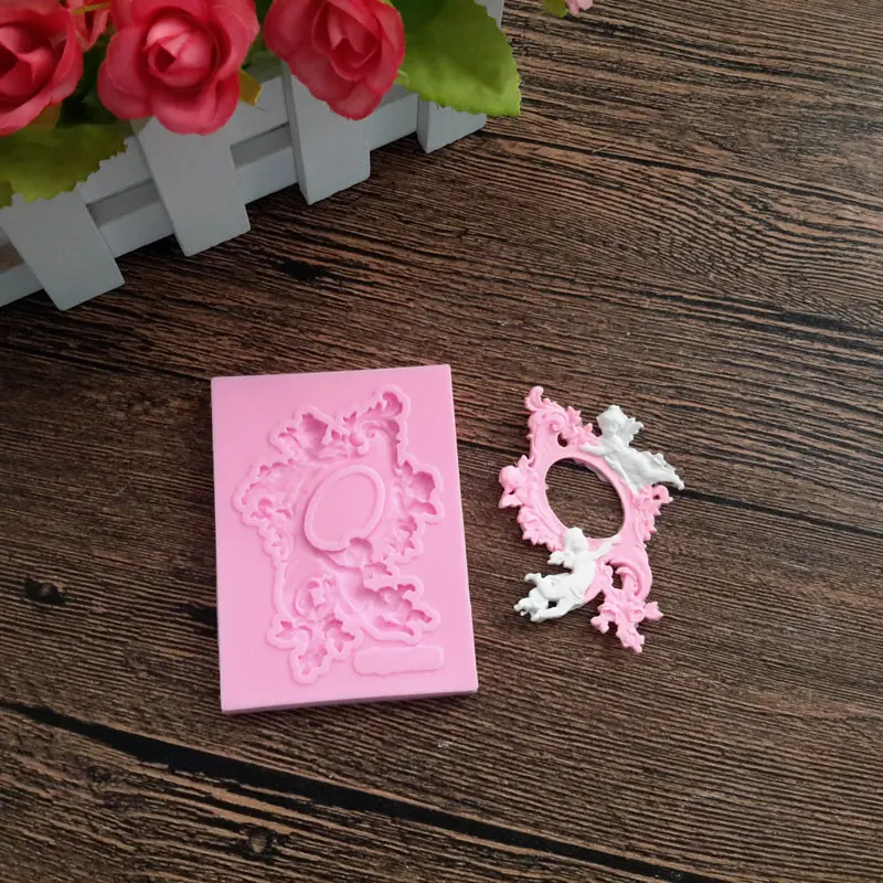 Angel Frame Sugarcraft форма для украшения тортов помадки формы из полимерной глины жвачки