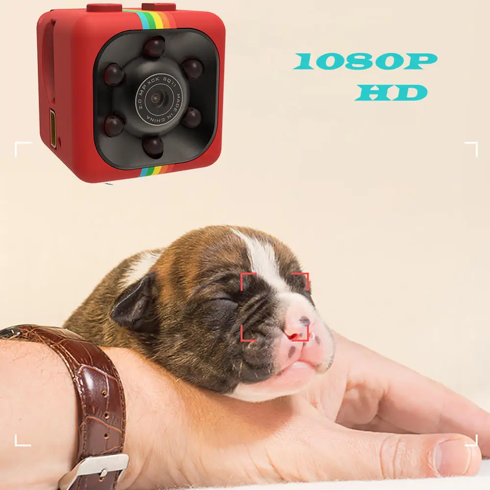 SQ11 Full HD 1080P Mini Car DV DVR камера видеорегистратор IR ночное видение красный|Экшн-камеры|
