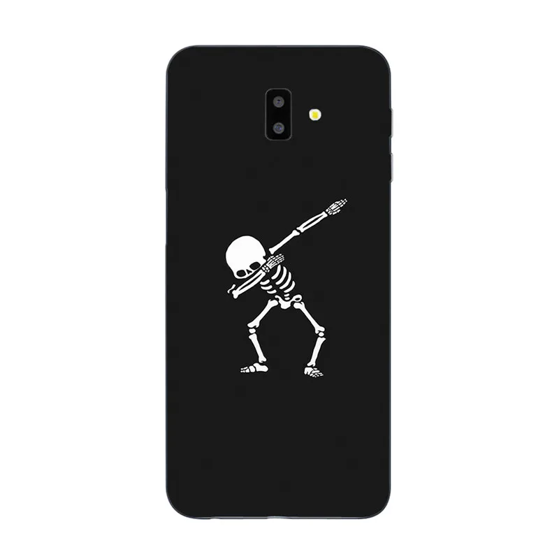 Чехол J6plus Capas для samsung J6 Plus, силиконовый мягкий чехол из ТПУ с принтом для samsung Galaxy J6 Plus J 6 Plus J610 J610F J6+ чехол