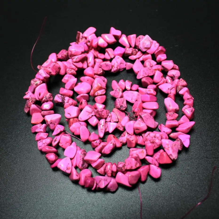 Aaa нартурные бусины свободной формы 5 мм-8 мм розово-красные бирюзовые бусины нитка 34 'бусины из натурального камня для изготовления ювелирных изделий 200 шт. в партии