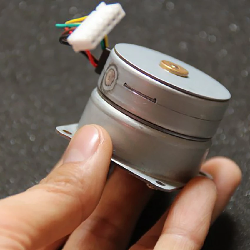 Металлические колеса 4 phase 6 проводов шаговый двигатель DC12V 0.18A D вал мотор редуктор