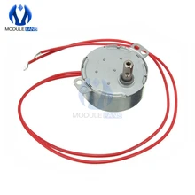 Pro TYC 50 12V 4W 50/60Hz синхронный двигатель 5/6 RPM CW CCW мотор лотка для микроволновой печи с низким уровнем шума электродвигатель переменного тока 12V