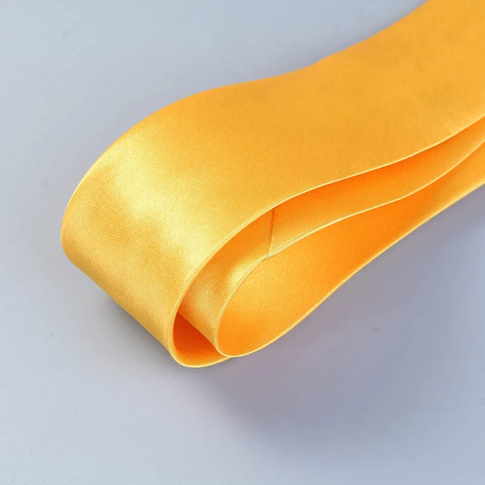 Men's Solid Color Slim Tie Polyester Skinny Necktie Wedding Business Fashion Neck Black Blue 146cm(57 4/8) x 5cm(2&quot) 1 Pcs |