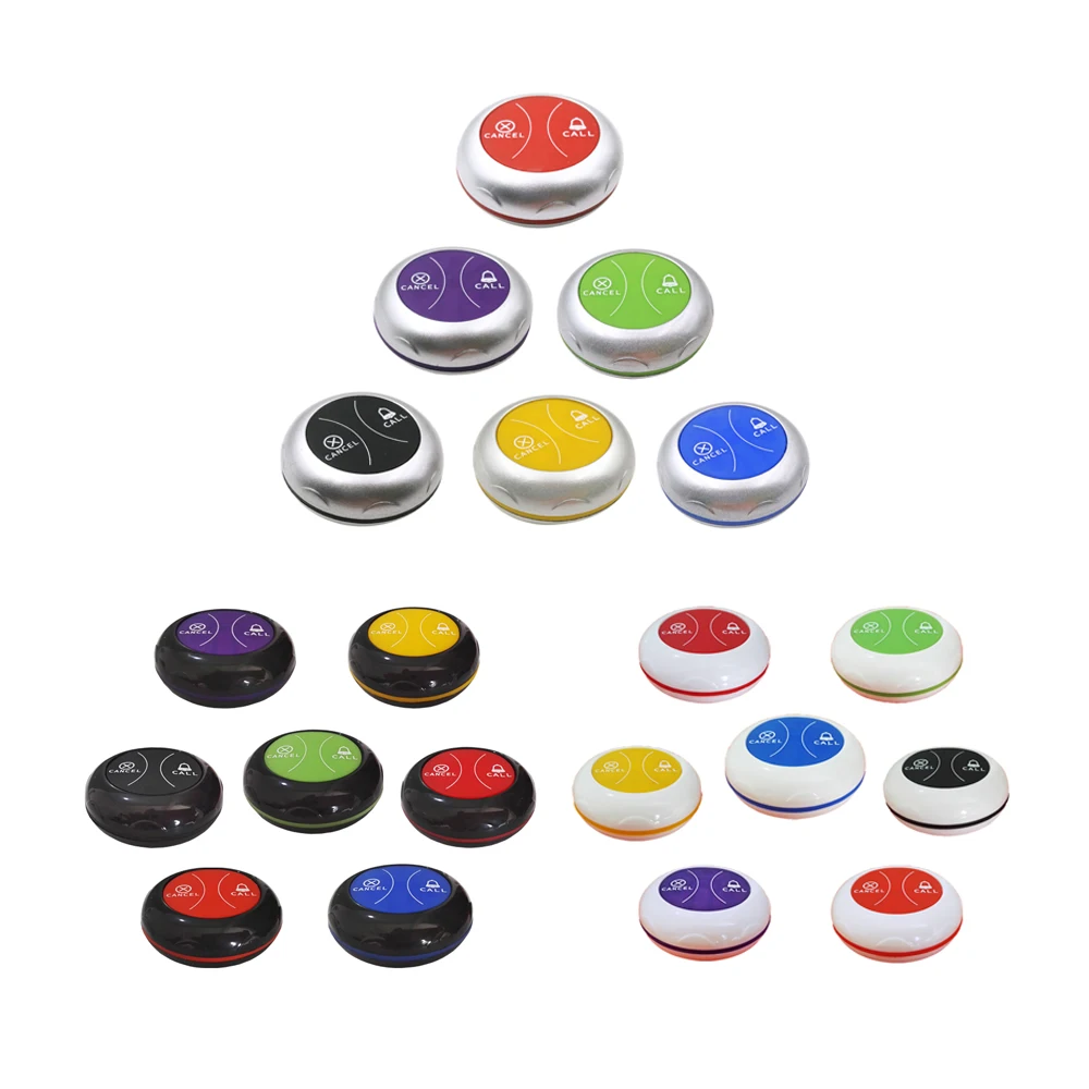 

Long Range Strong Signal 433.92MHZ Wireless Waiter Call Bell System (1 display+1 wrist pager+ 28 call button)