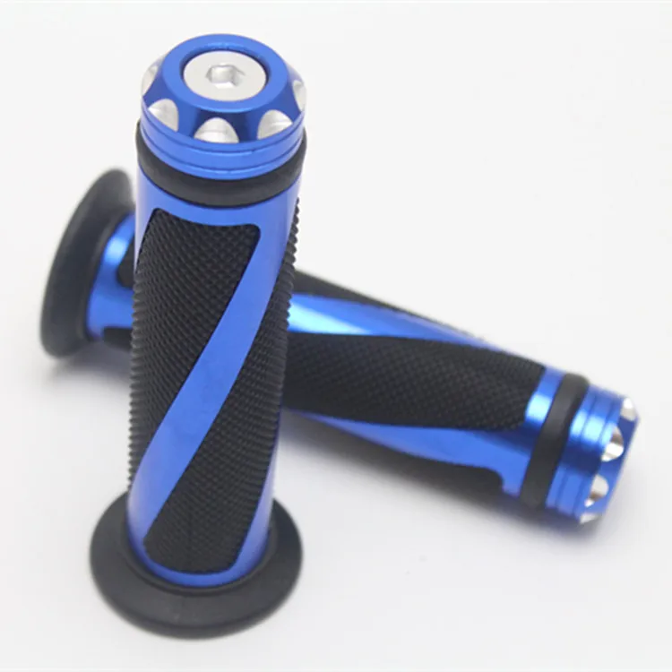 1 pair Universal 7/8'' inch 22mm motobike moto BAR END WEIGHT motorcycle Aluminium Grip handlebar Rubber BIKE GEL HAND grips |
