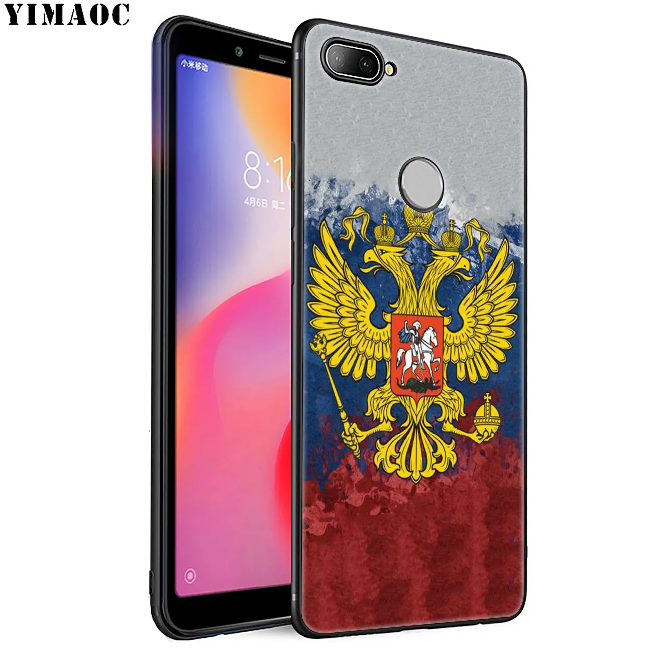 Мягкий силиконовый чехол для Xiaomi MI 10 9 9T CC9 CC9E A3 Pro 8 SE A2 Lite A1 Mi10 Mi9 с флагом Российской