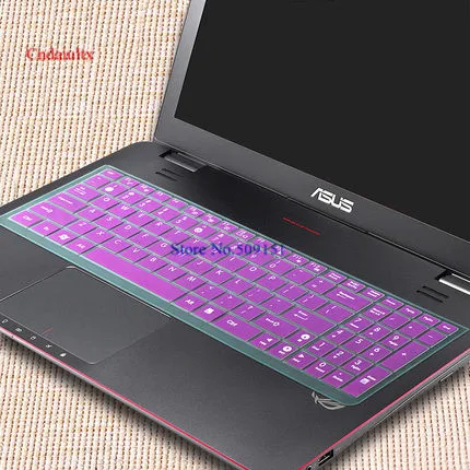 Purple 15,6 дюймовый ноутбук клавиатура Prorector Крышка для Asus k555L A555L A555 A550L F555L X555S X555L X550C R550V notobook чехол для клавиатуры - Цвет: Purple