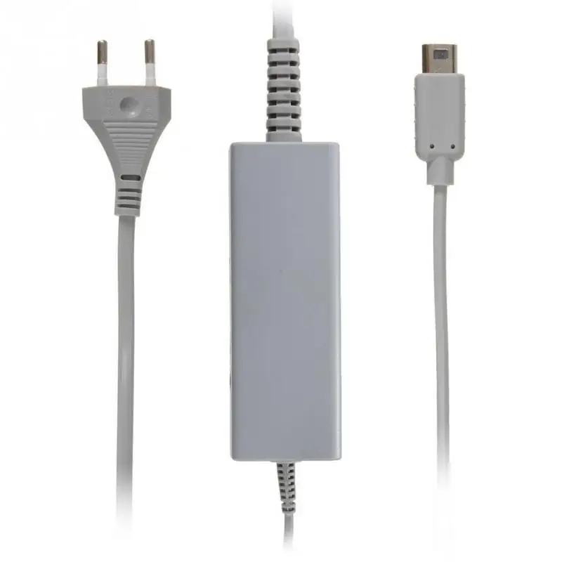 100V-240V ЕС штекер переходник для розетки Мощность Зарядное устройство Wii U геймпад |