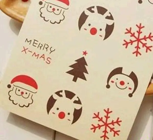 Снежный Рождественский Санта Клаус Рождественская кружевная герметичная паста