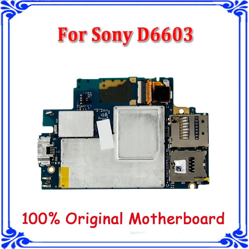 Оригинальная разблокированная материнская плата для Sony Xperia Z3 D6603 16 ГБ логическая