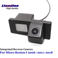 liandlee for micro rexton i 2006 2018 car reverse parking camera backup rear view cam sony ccd integrated nigh vision