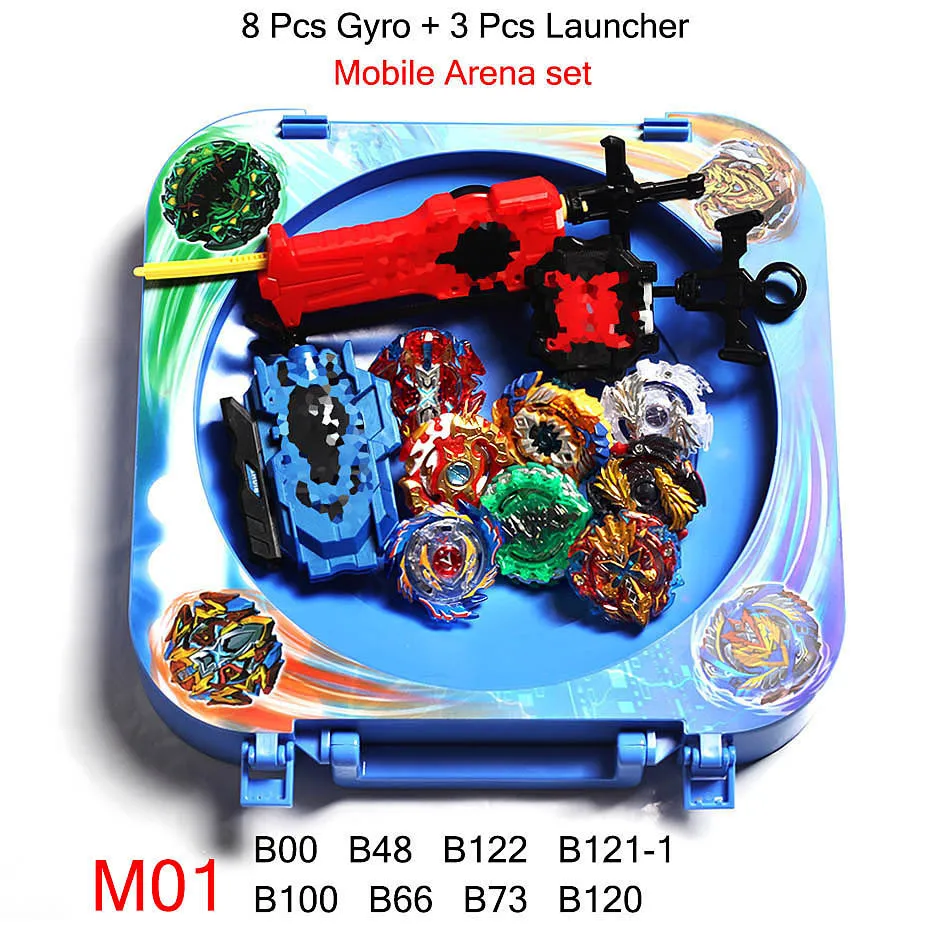 Комбинированный мобильный бейблейд, Арена Burst набор игрушек Beyblades Арена Bayblade Metal Fusion 4D с пусковой Спиннеры