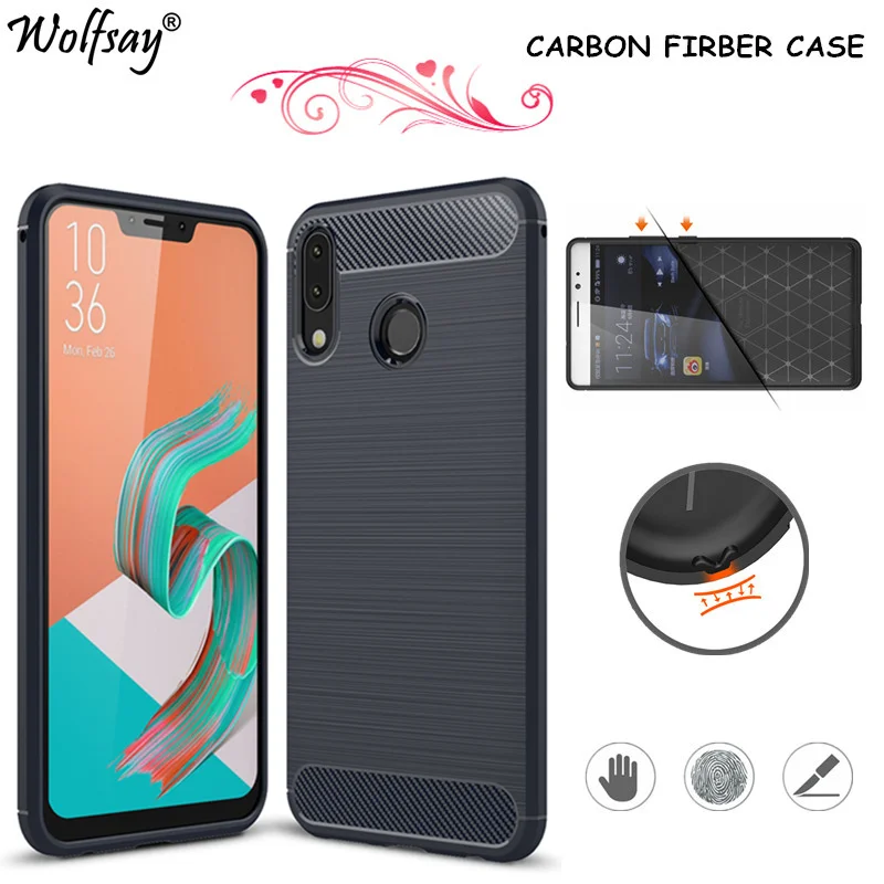 

Карбоновый чехол Finber для Asus ZenFone 5 ZE620KL, Силиконовый ТПУ чехол с полным покрытием для ASUS Zenfone 5, чехол ZE620KL, ASUS_X00QD, ZS602KL