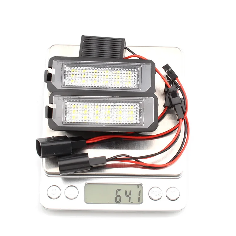 2 шт Автомобильный светодиодный Подсветка регистрационного номера 12V нет ошибок